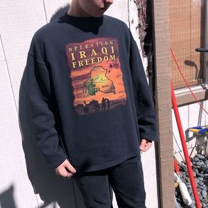 90s Operation Iraqi Freedom Crewneck